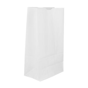 White Handleless Paper Bags 500ct